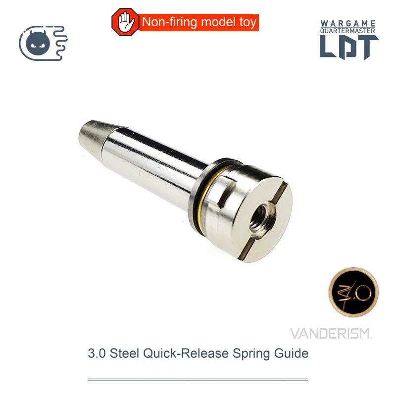 LDT Steel Quick-Release Spring Guide for 3.0 Nylon V2 Gearboxes (Pre-Order 50 Hari)