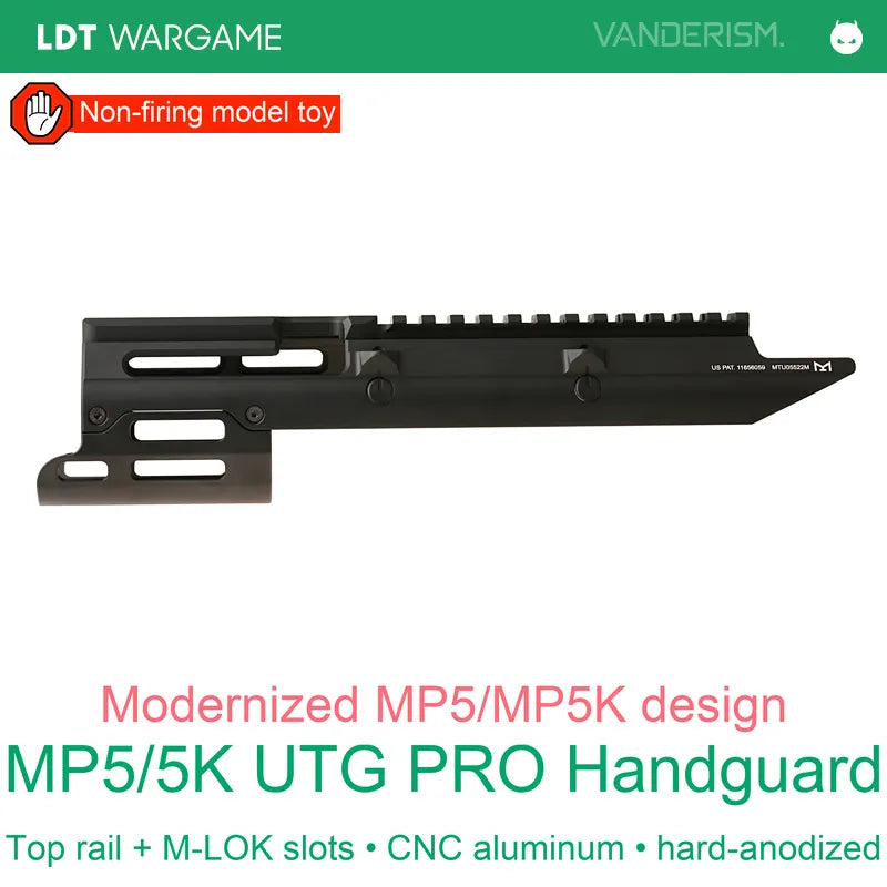 MP5 / MP5K UTG PRO Modern MLOK Handguard (Pre-Order 50 Hari)