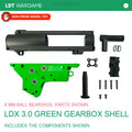 LDX 3.0 Green Gearbox Shell and Internal Parts (Pre-Order 50 Hari)