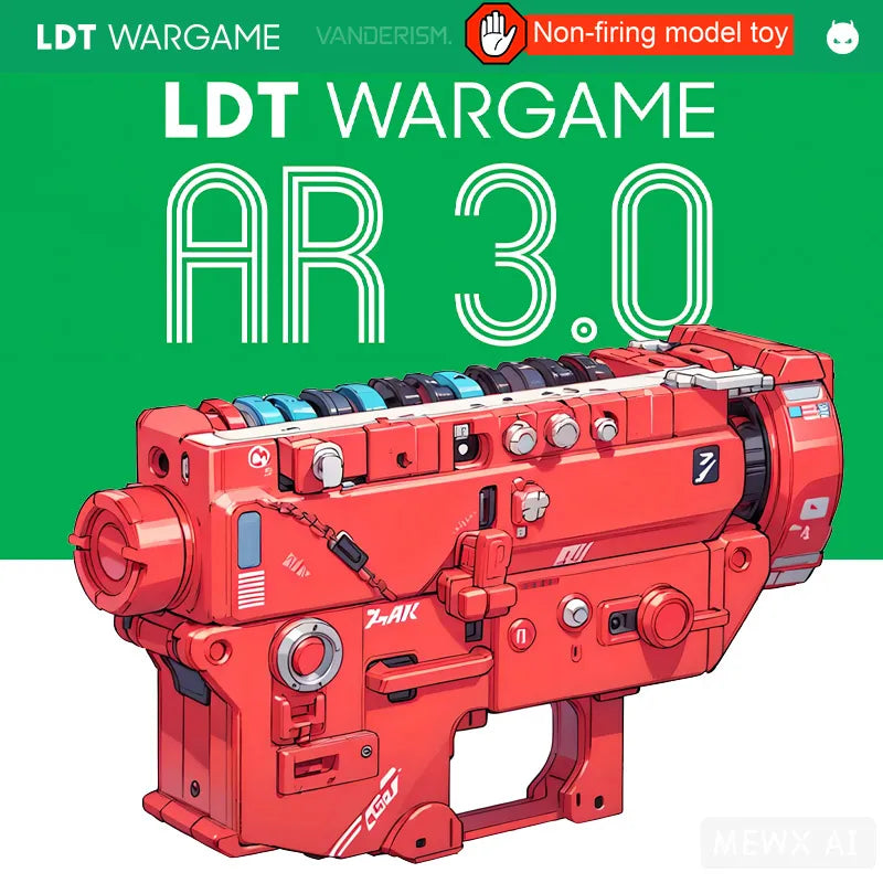 LDT AR Gen 3.0 Die-Cast + CNC Aluminum Split Receiver with Steel Small Parts (Pre-Order 50 Hari)