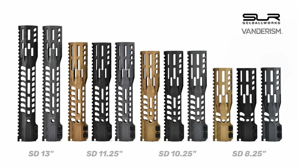 SLR SD Metal Handguards | Gel Blaster WGG WGB Airsoft (Pre-Order 50 Hari)