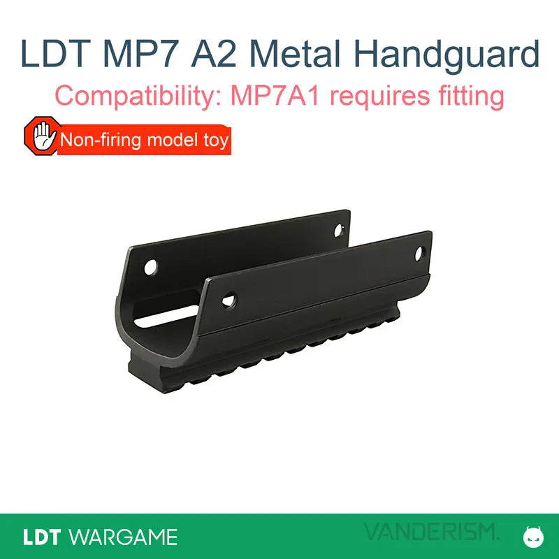 MP7 A2 Metal Handguard for Toy Models / Decorative Desk Lamp (Pre-Order 50 Hari)