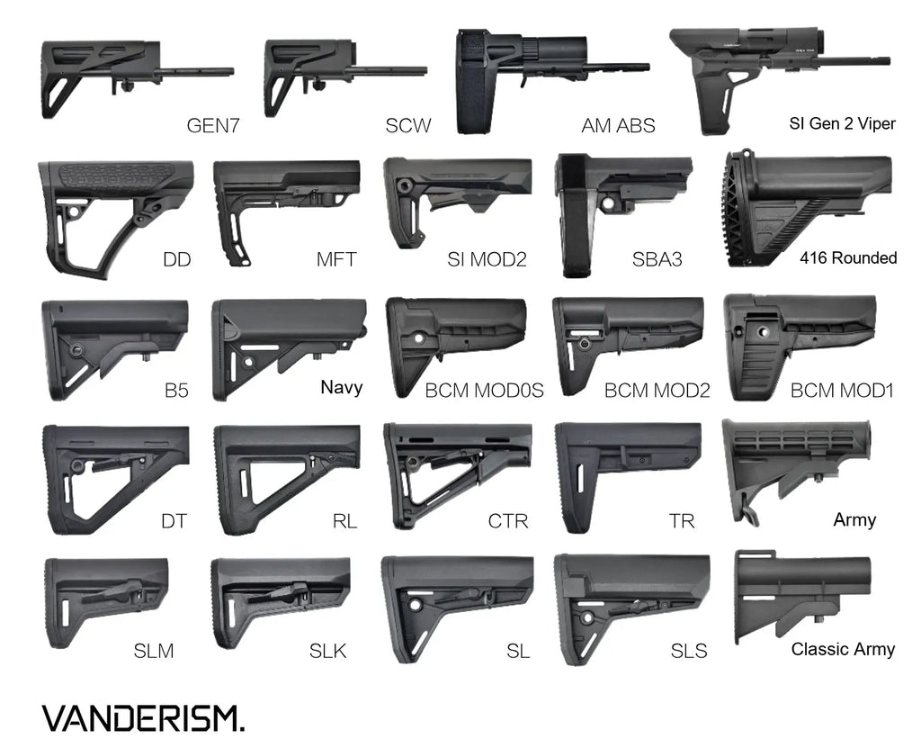 Nylon and Metal Stock Collection (Pre-Order 50 Hari)