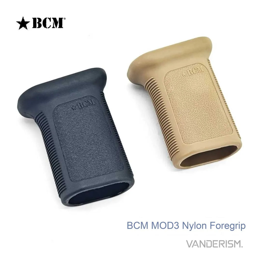 BCM MOD3 Nylon Foregrip M LOK and KeyMod (Pre-Order 50 Hari)