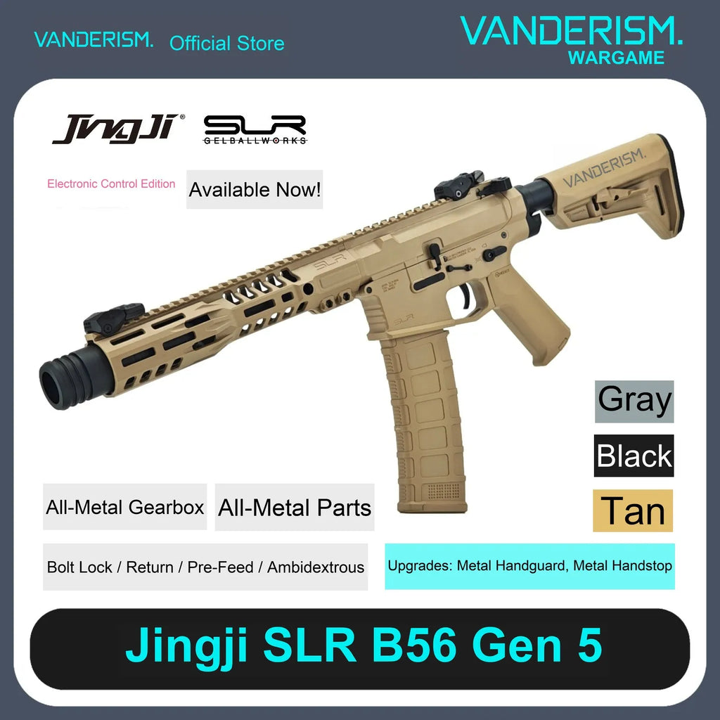 Jingji SLR B56 Gen 5 Gel Blaster with Electronic Fire Control (Pre-Order 50 Hari)
