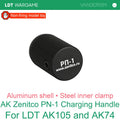 LDT AK Zenitco PN-1 CNC Knurled Charging Handle, Aluminum Shell with Steel-Core Clamp (Pre-Order 50 Hari)