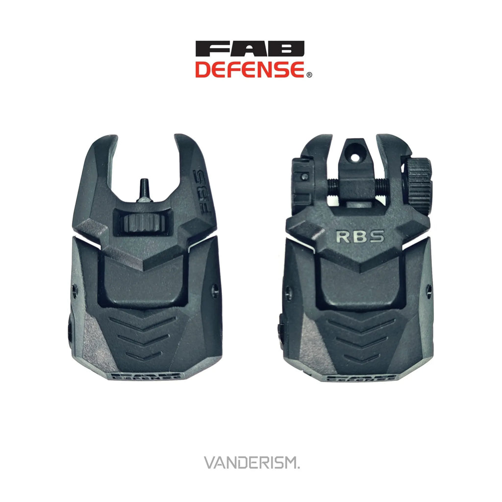 FAB DEFENSE Nylon and 45 Degree Offset Sights | Gel Blaster WGG WGB Airsoft (Pre-Order 50 Hari)