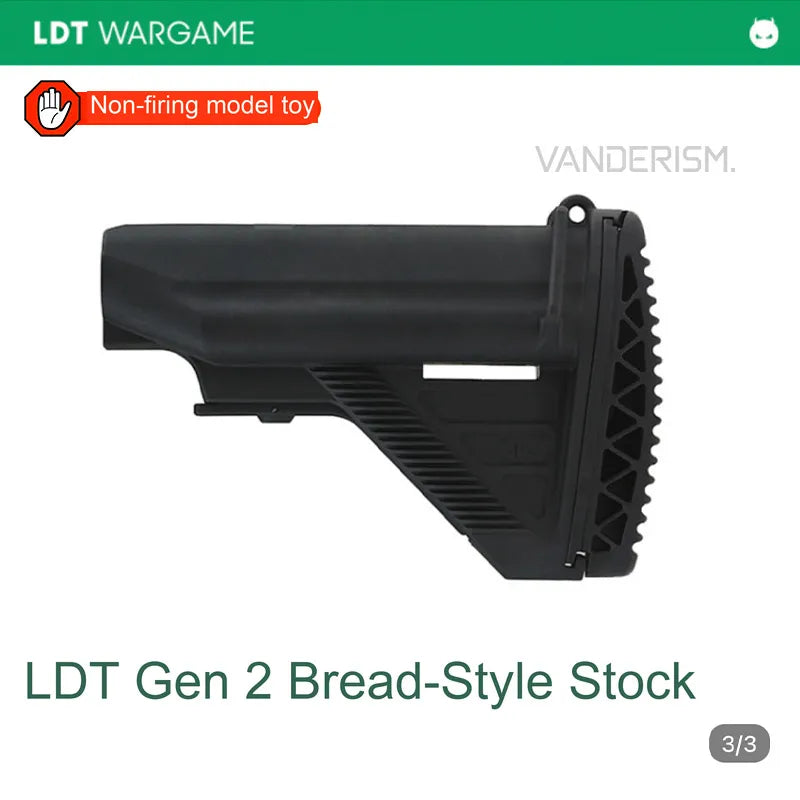 LDT Gen 2 Bread-Style Replica Stock for HK416D / HK416A5 (Pre-Order 50 Hari)
