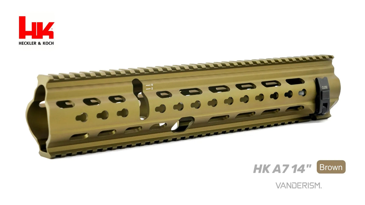 HK416 A7 Quick Release Metal Handguards | Gel Blaster WGG WGB Airsoft (Pre-Order 50 Hari)