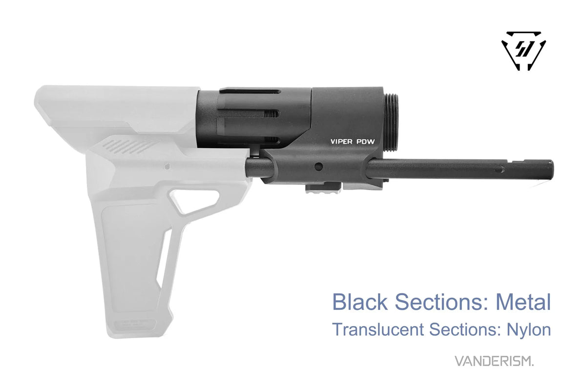 SI Gen 2 Viper Telescoping Metal Stock | Gel Blaster WGG WGB Airsoft (Pre-Order 50 Hari)