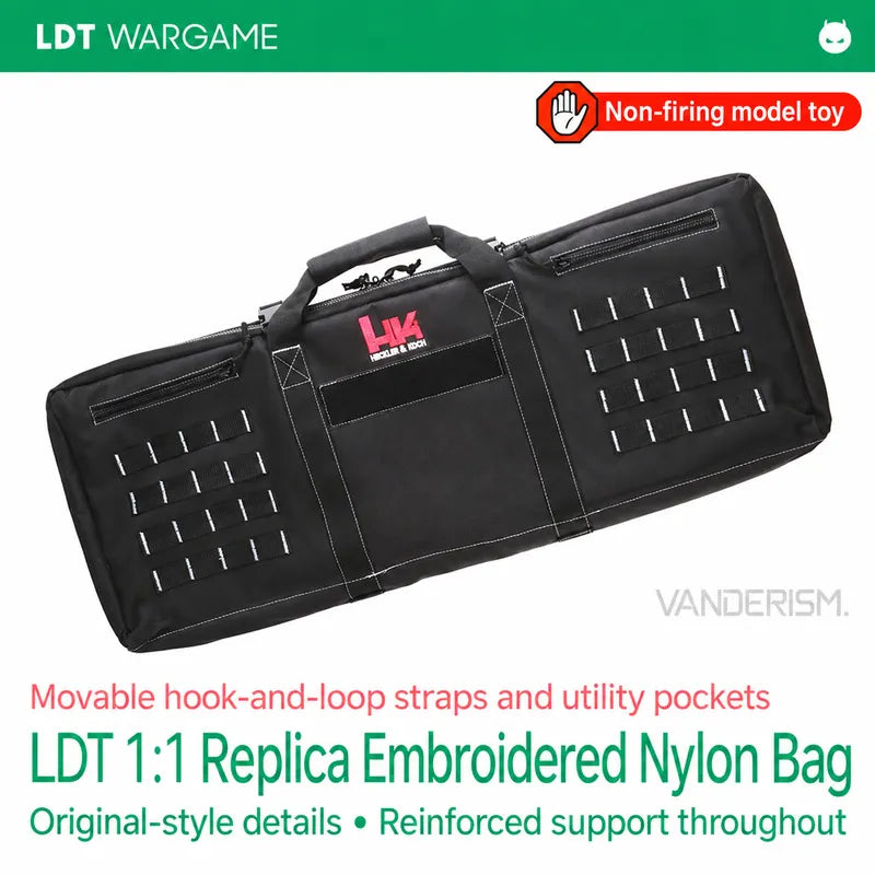 2023 HK 1:1 Replica Firm-Feel Nylon Carry Bag for AR / 416 Toy Models, 78 x 30cm Interior (Pre-Order 50 Hari)