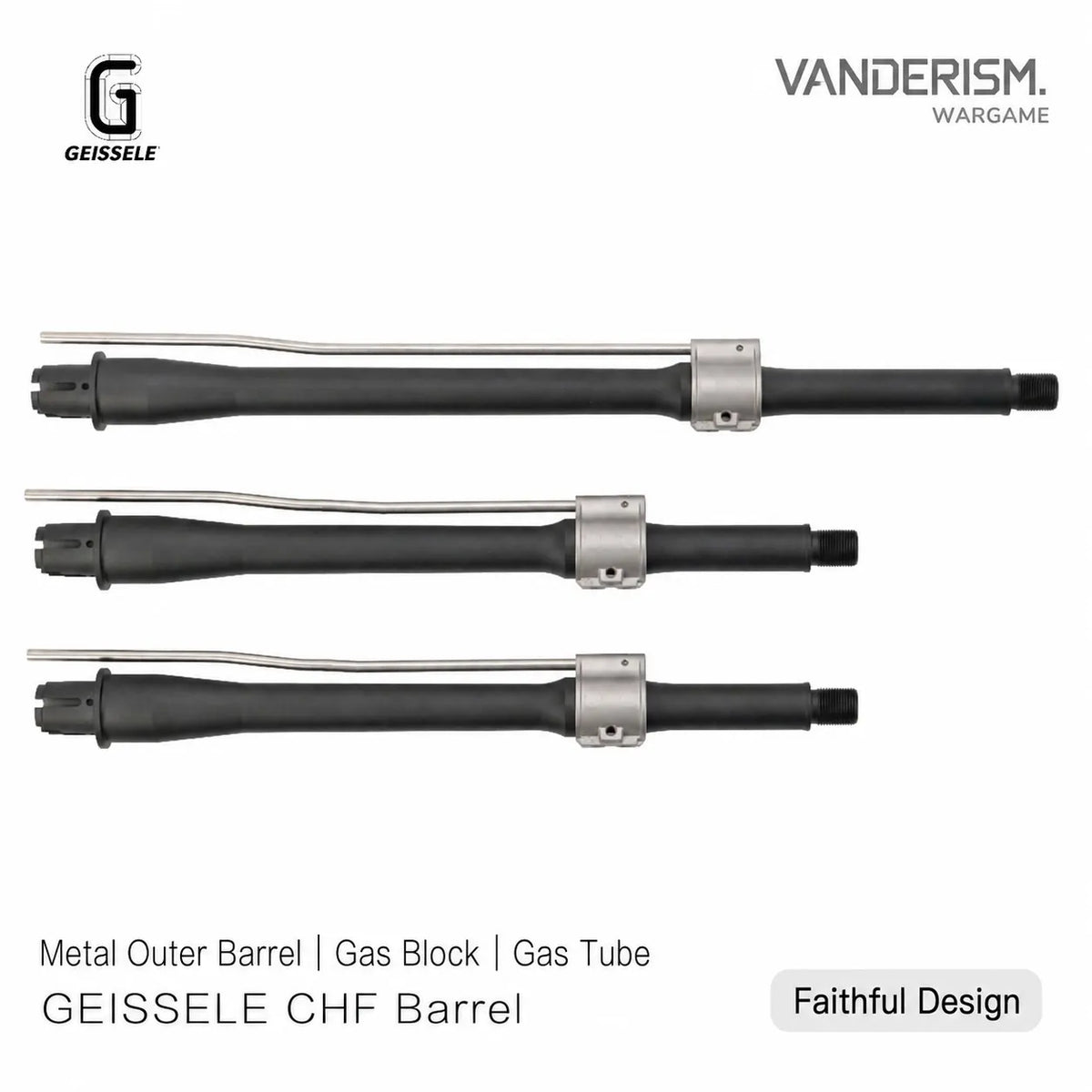 GEISSELE One Piece Outer Barrels for ATM | Gel Blaster WGG WGB (Pre-Order 50 Hari)