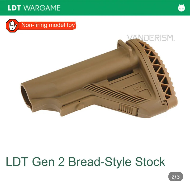 LDT Gen 2 Bread-Style Replica Stock for HK416D / HK416A5 (Pre-Order 50 Hari)