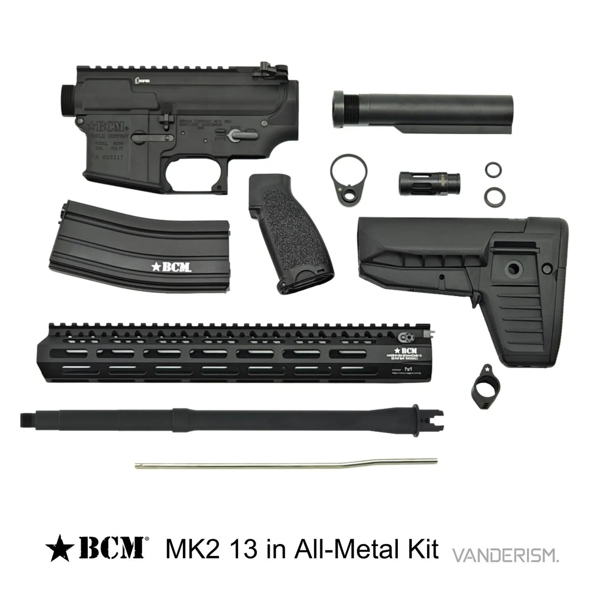 BCM MK2 Metal Receiver Kit | Gel Blaster WGG WGB (Pre-Order 50 Hari)