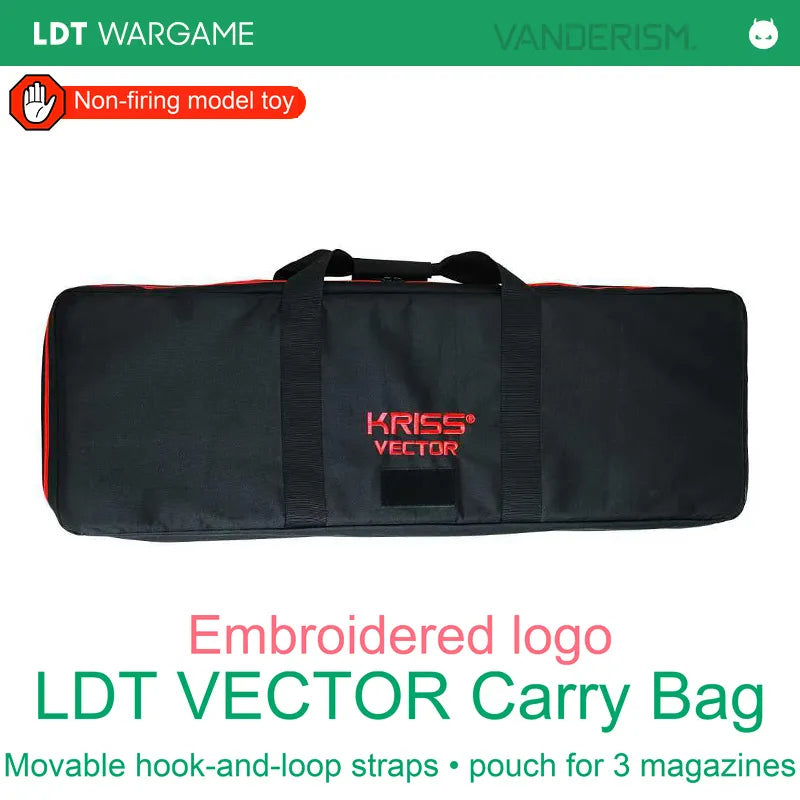 LDT KRISS Vector Nylon Toy Carry Bag with Embroidered Logo (Pre-Order 50 Hari)