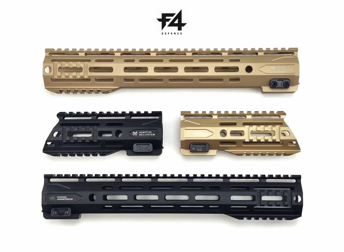 F4 10 Inch Metal Handguard | Gel Blaster WGG WGB Airsoft (Pre-Order 50 Hari)