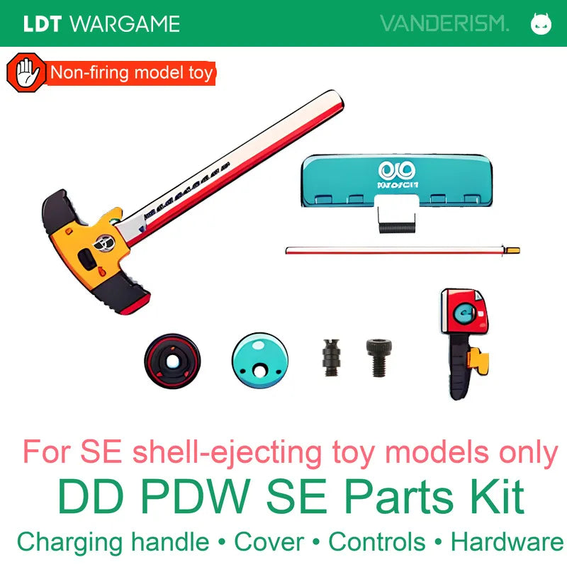 DD PDW SE Shell-Ejecting Toy Model Replacement Parts Pack (Pre-Order 50 Hari)