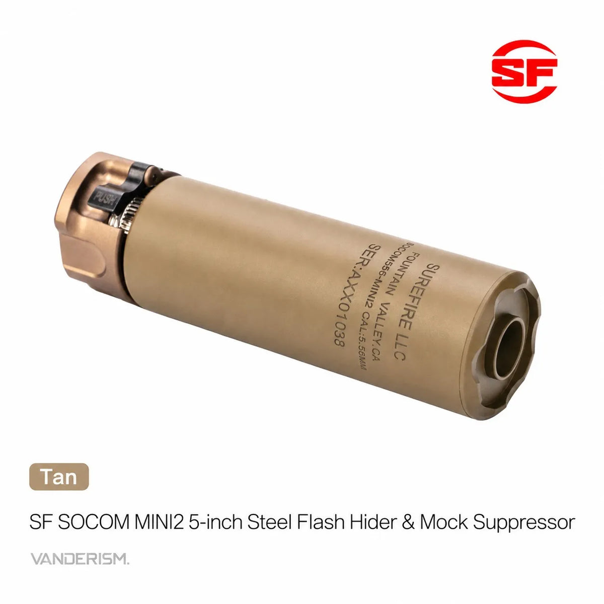 SUREFIRE WARDEN SOCOM MINI2 RC2 Muzzle Device Collection | Gel Blaster WGG WGB Airsoft (Pre-Order 50 Hari)