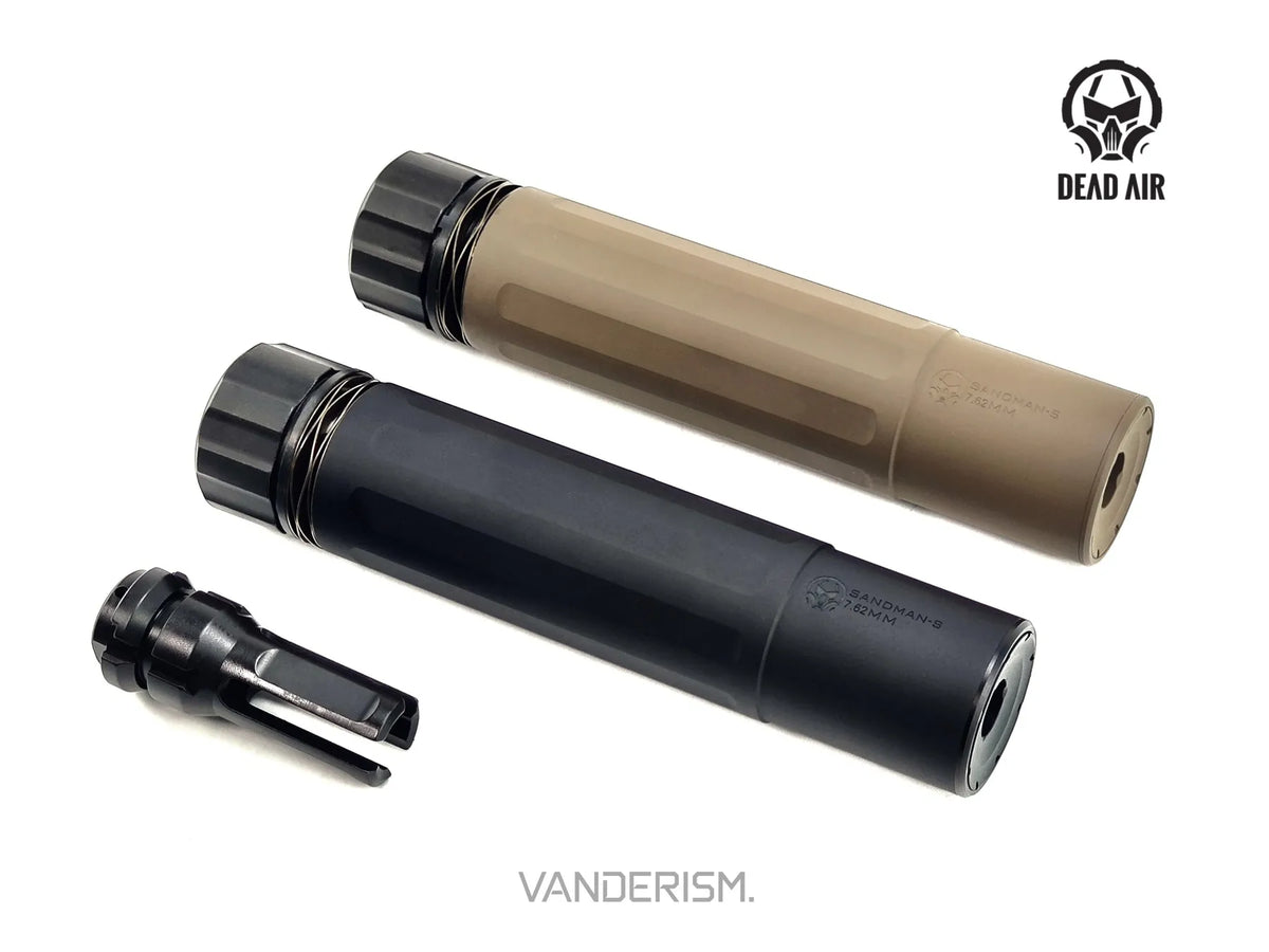 N4 SANDMAN Steel Flash Hider and Mock Suppressor Set | Gel Blaster WGG WGB Airsoft (Pre-Order 50 Hari)