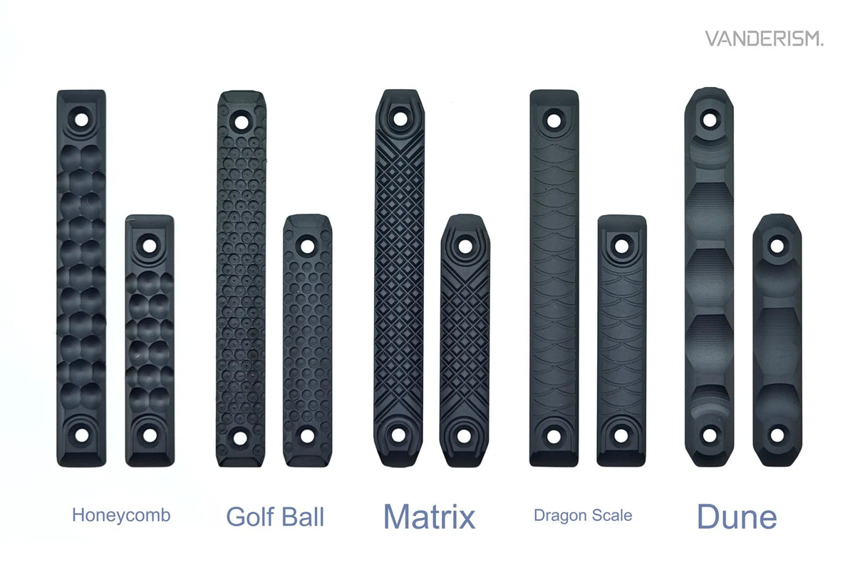 RAILSCALES CNC Aluminum M LOK Rail Covers (Pre-Order 50 Hari)
