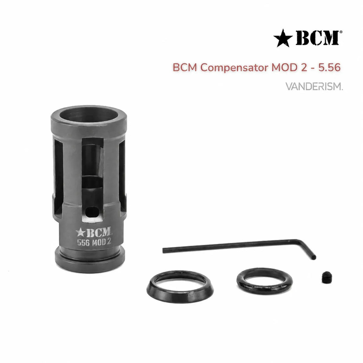 QPQ Steel Flash Hider Collection 14mm CCW (Pre-Order 50 Hari)