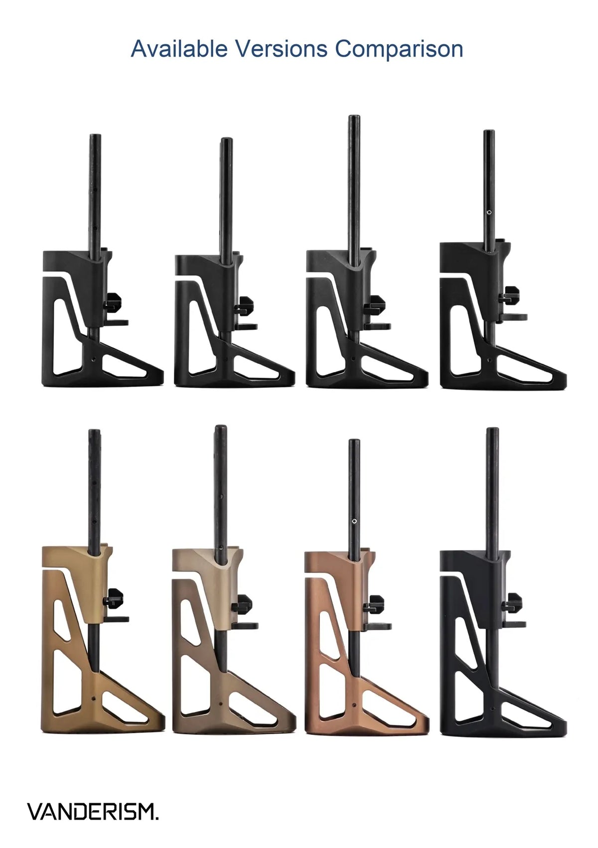MAXIM DEFENSE GEN7 SCW PDW Forged Metal Stocks (Pre-Order 50 Hari)