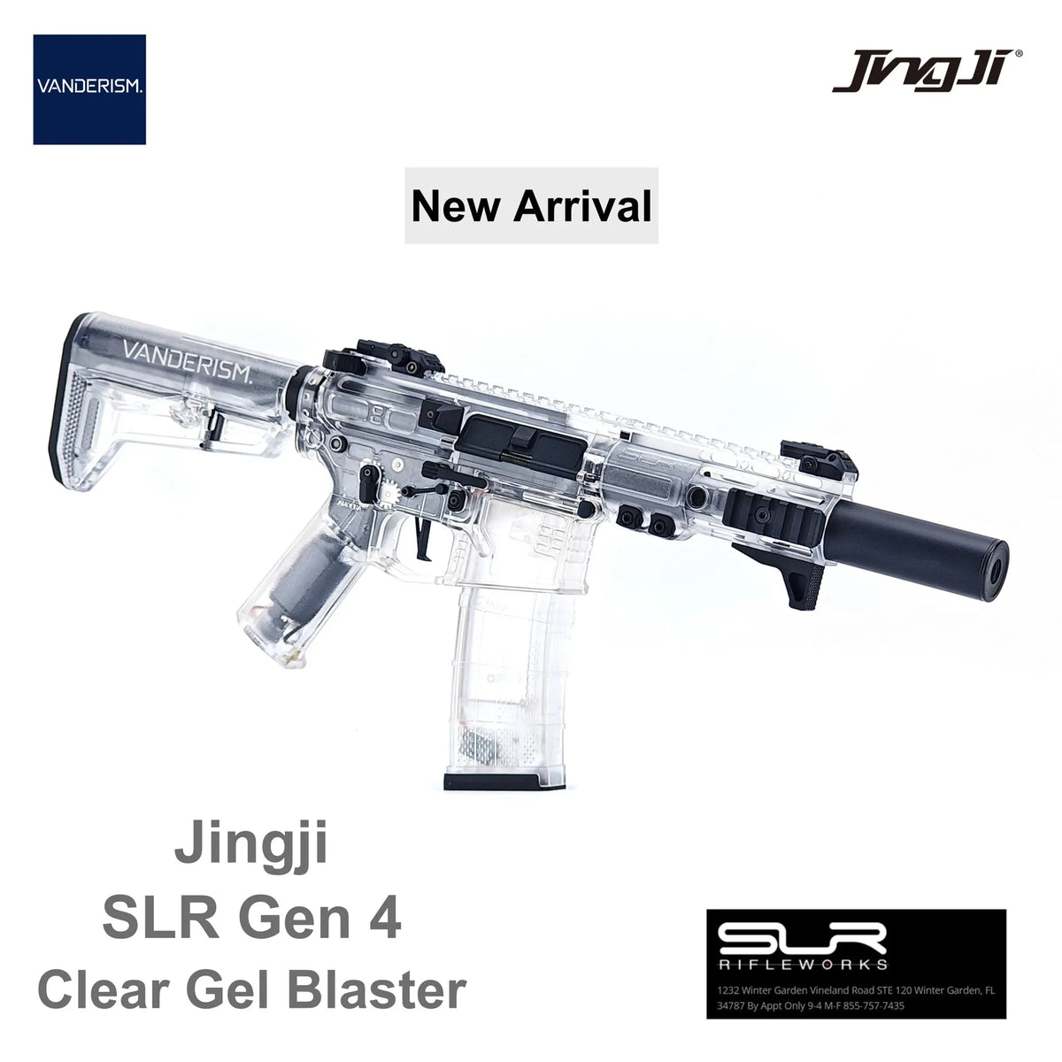 Jingji SLR B15 Gen 4 Clear Gel Blaster | Water Gel Blaster WGG WGB (Pre-Order 50 Hari)