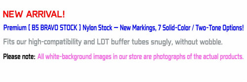 B5 BRAVO Nylon Stock | Gel Blaster WGG WGB Airsoft (Pre-Order 50 Hari)