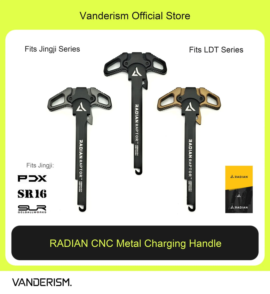 RADIAN CNC Charging Handle for V2 (Pre-Order 50 Hari)