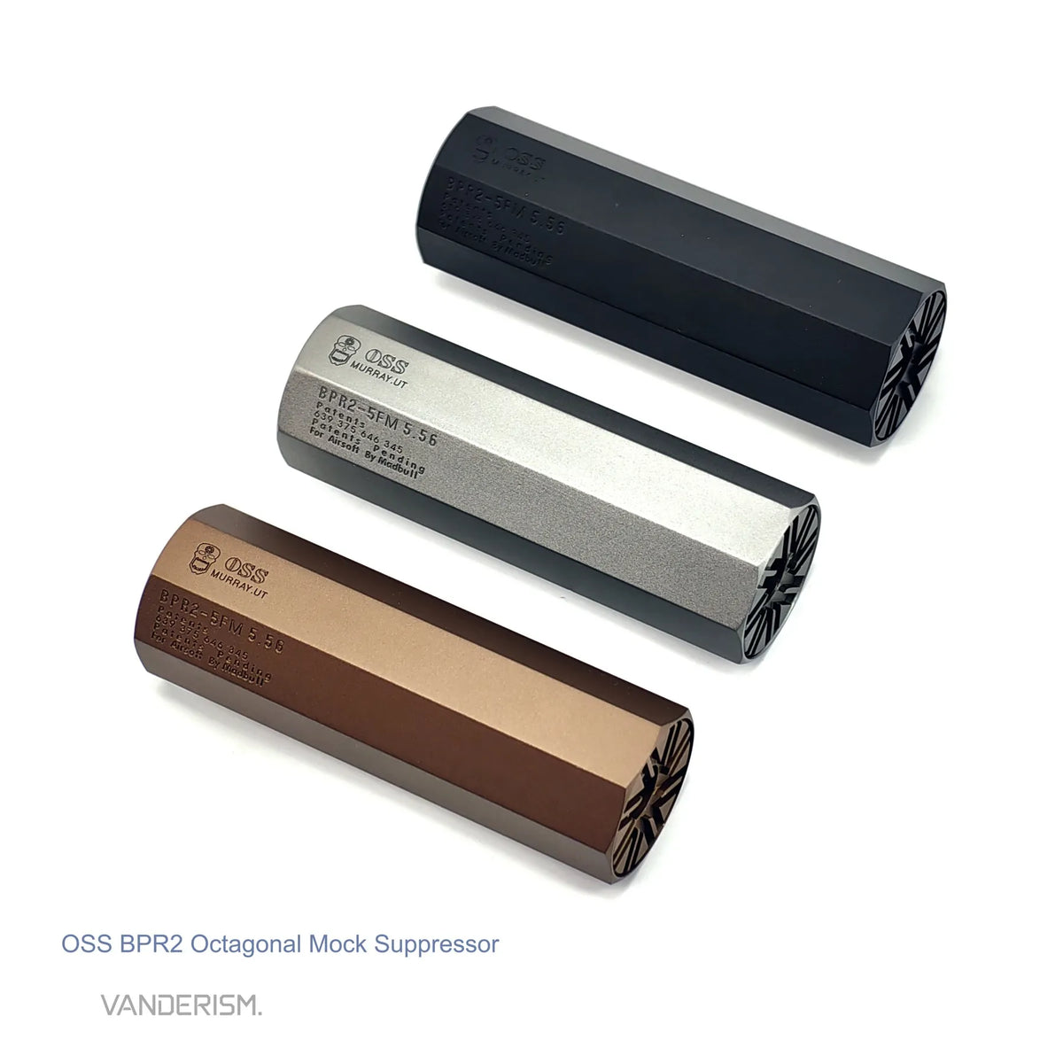 GEMTECH ONE and OSS BPR2 Mock Suppressors (Pre-Order 50 Hari)