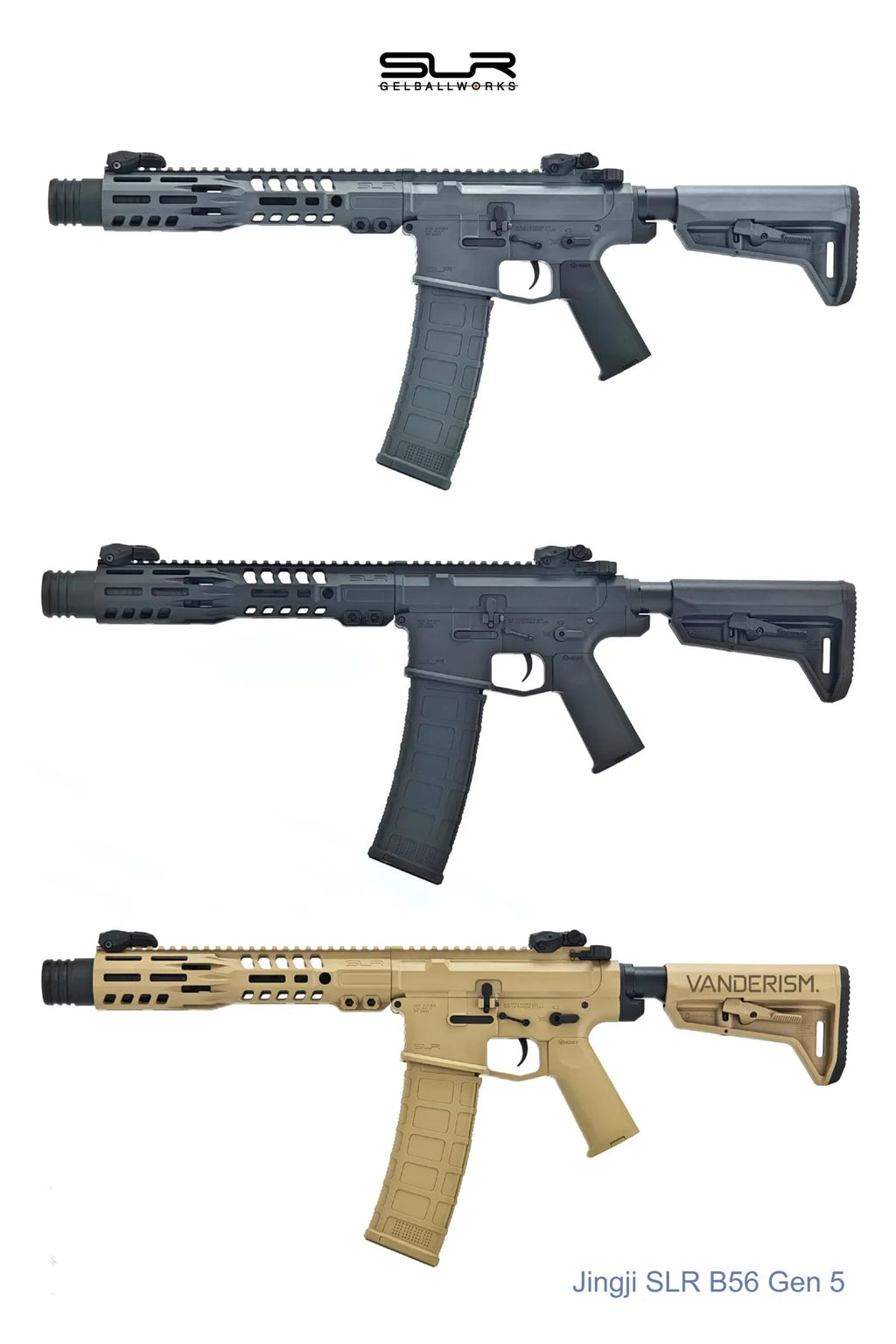 Jingji SLR B56 Gen 5 Gel Blaster with Electronic Fire Control (Pre-Order 50 Hari)