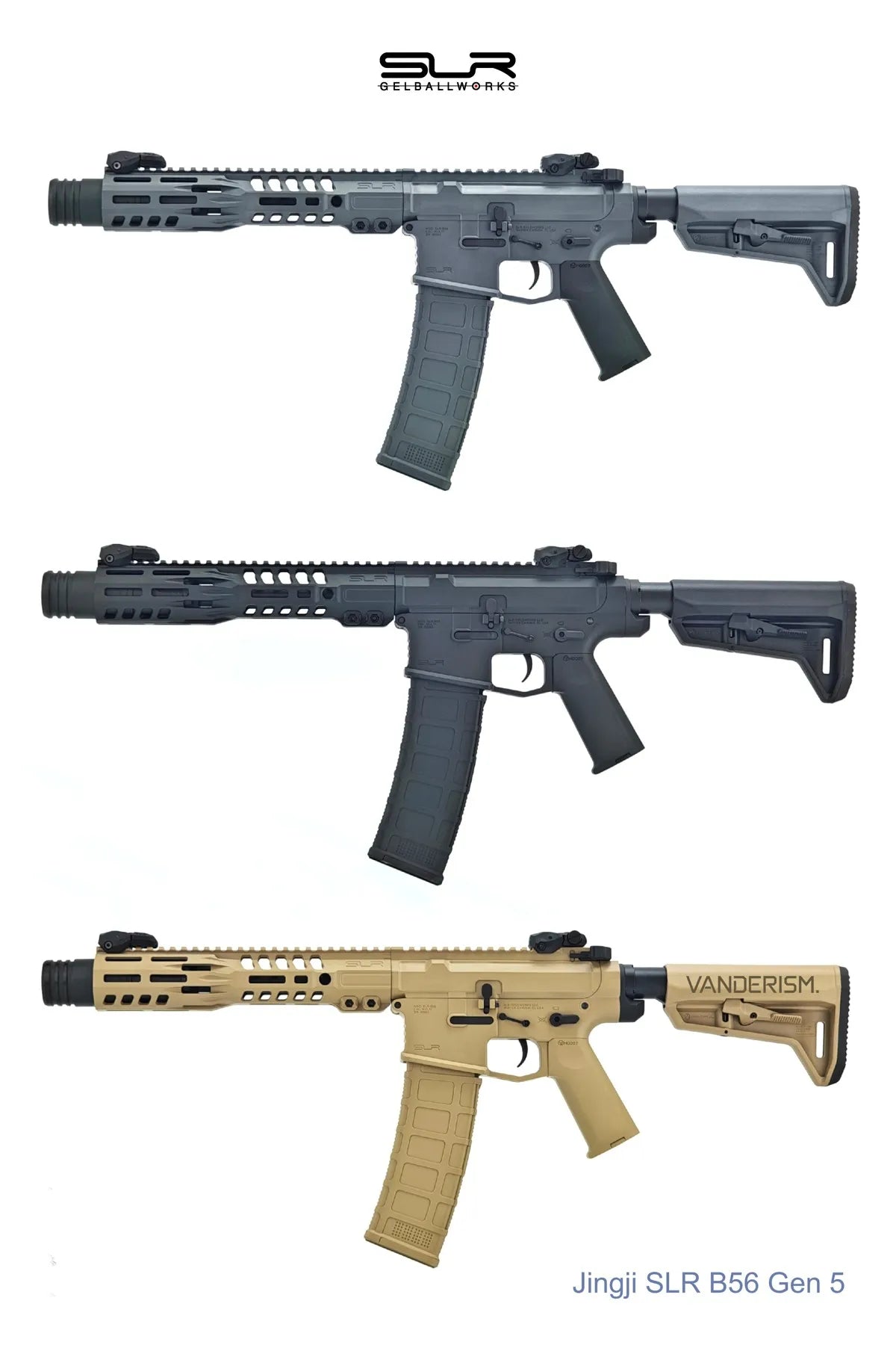 Jingji SLR B56 Gen 5 Gel Blaster with Electronic Fire Control (Pre-Order 50 Hari)