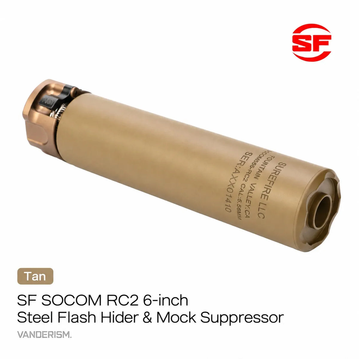 SUREFIRE WARDEN SOCOM MINI2 RC2 Muzzle Device Collection | Gel Blaster WGG WGB Airsoft (Pre-Order 50 Hari)