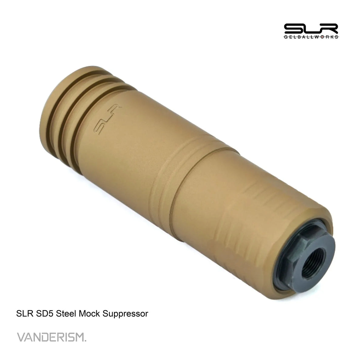 SLR NOTAS SD5 Faux Suppressor 14mm CCW | Gel Blaster WGG WGB Airsoft (Pre-Order 50 Hari)