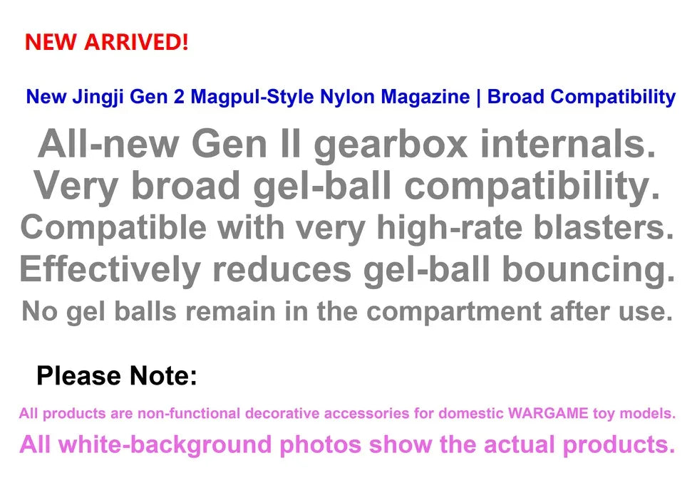 Jingji Gen 2 Windowed Wheel Feed Magazines (Pre-Order 50 Hari)