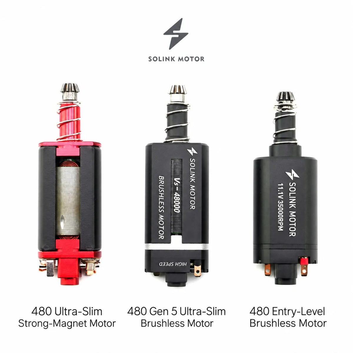 SOLINK Slim 480 Strong Magnet and Brushless Motors | Gel Blaster WGG WGB (Pre-Order 50 Hari)