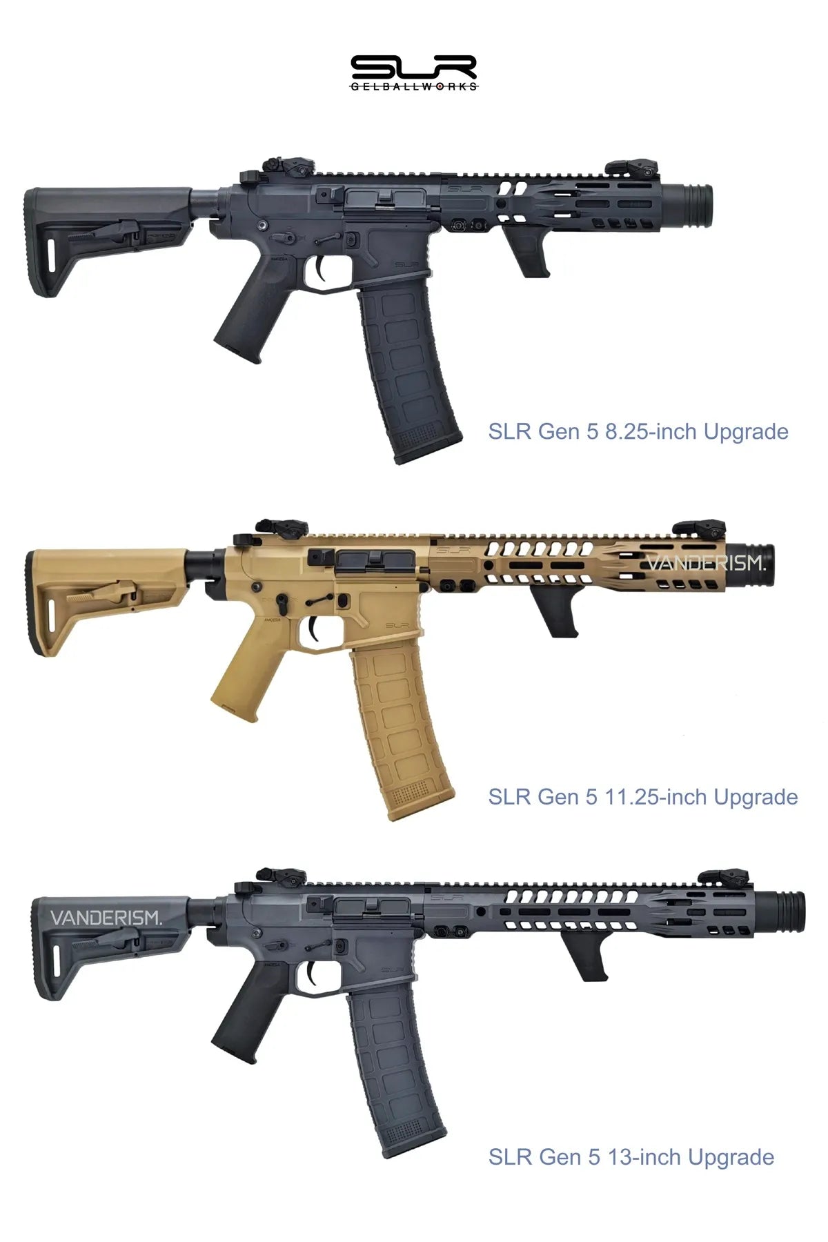 Jingji SLR B56 Gen 5 Custom Metal Handguard Gel Blaster (Pre-Order 50 Hari)