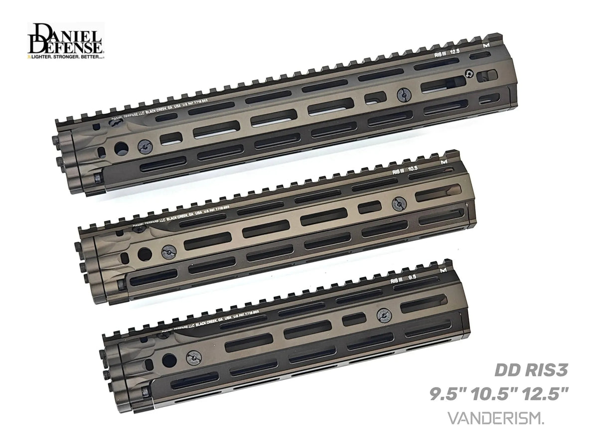 DD RIS3 Metal Handguards | Gel Blaster WGG WGB Airsoft (Pre-Order 50 Hari)
