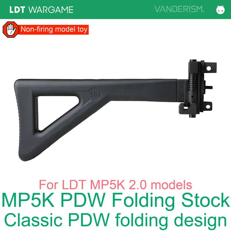 MP5K 2.0 PDW Replica Folding Stock for Toy Models (Pre-Order 50 Hari)