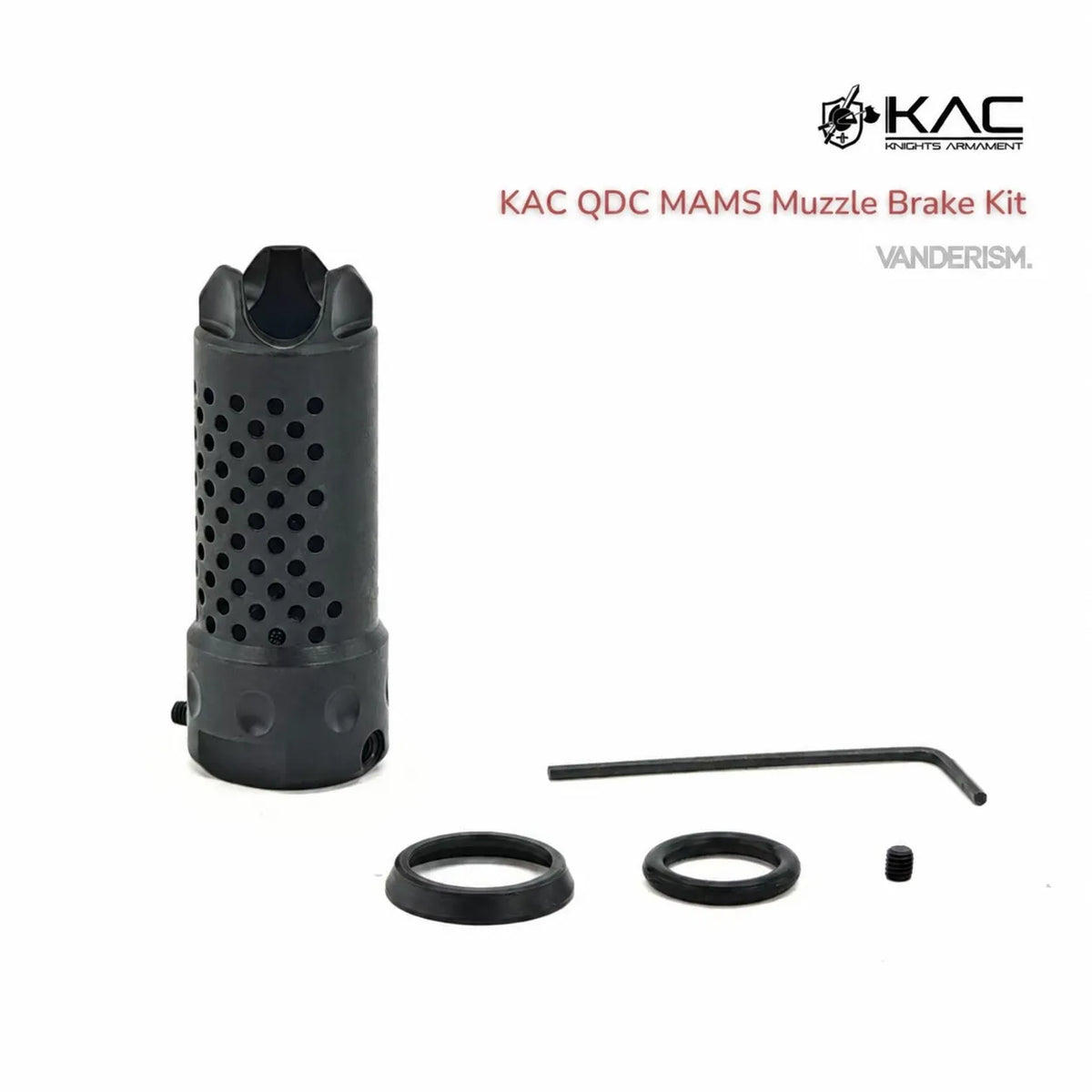 KAC SR16 KS1 Steel Flash Hiders | Gel Blaster WGG WGB Airsoft (Pre-Order 50 Hari)