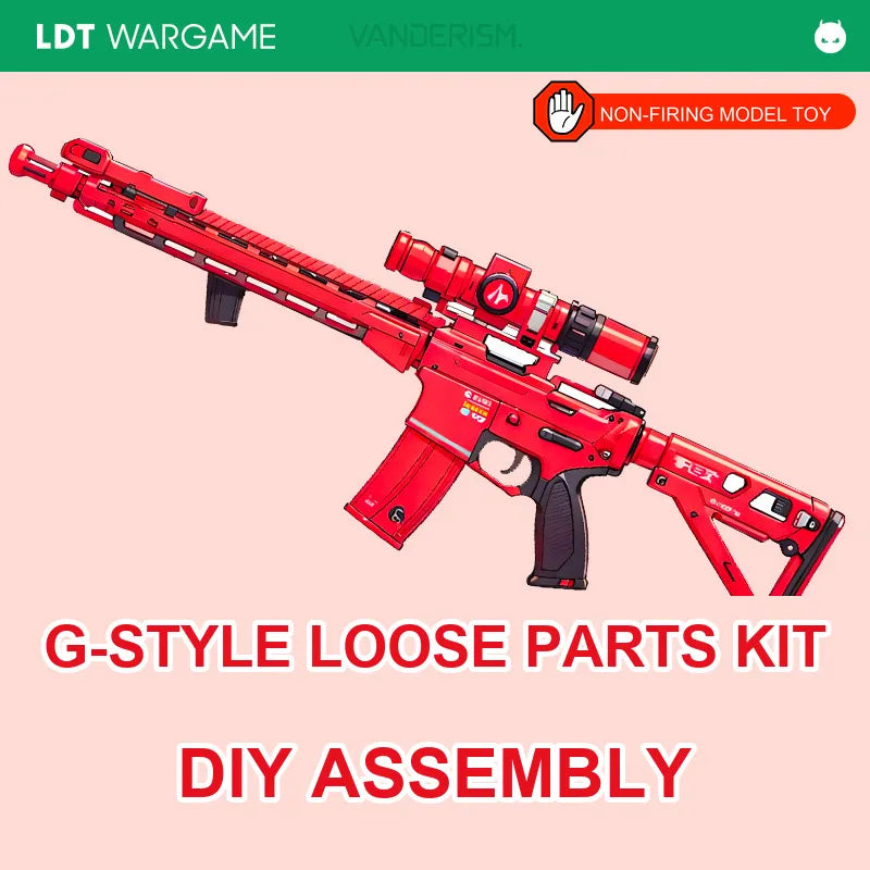 Geissele MK16 URGI Self-Assembly Toy Model Kit, LDX 3.0 / 7075 Electronic-Control Gearbox (Pre-Order 50 Hari)