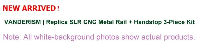 SLR CNC Handstop and Rail Three Piece Set (Pre-Order 50 Hari)