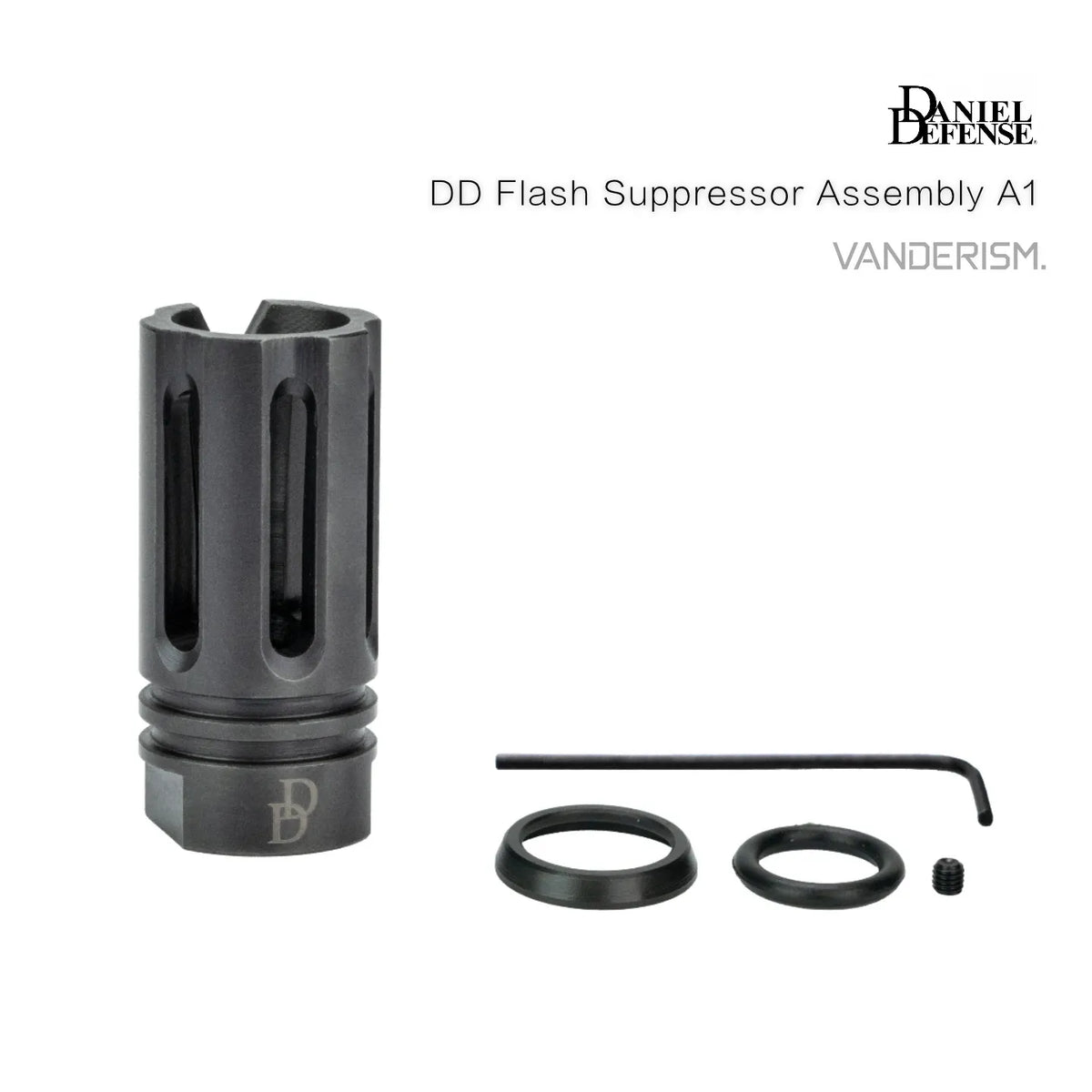 DD Steel Flash Suppressor Assembly | Gel Blaster WGG WGB (Pre-Order 50 Hari)