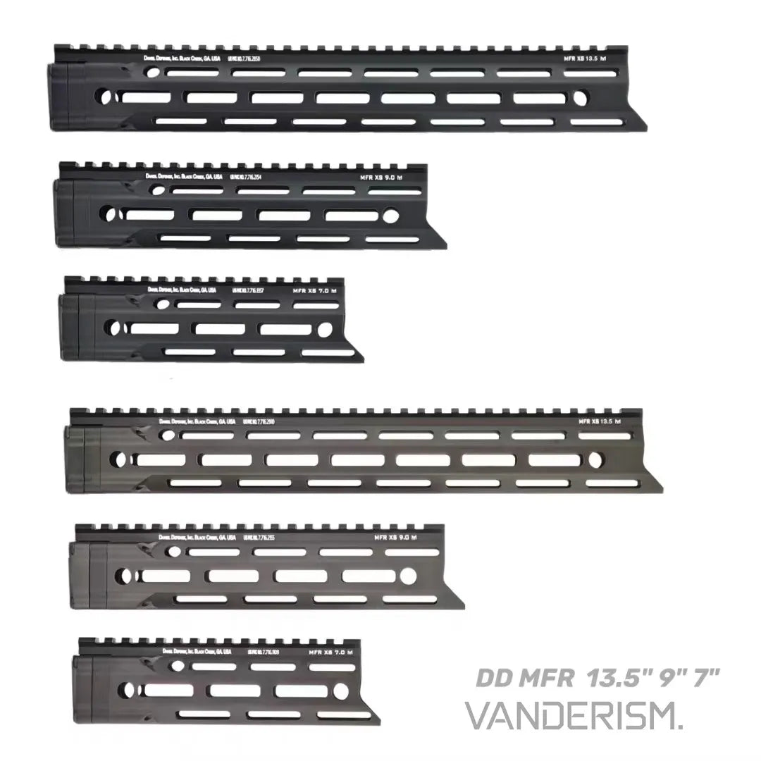 DD MFR Metal Handguards | Gel Blaster WGG WGB Airsoft (Pre-Order 50 Hari)