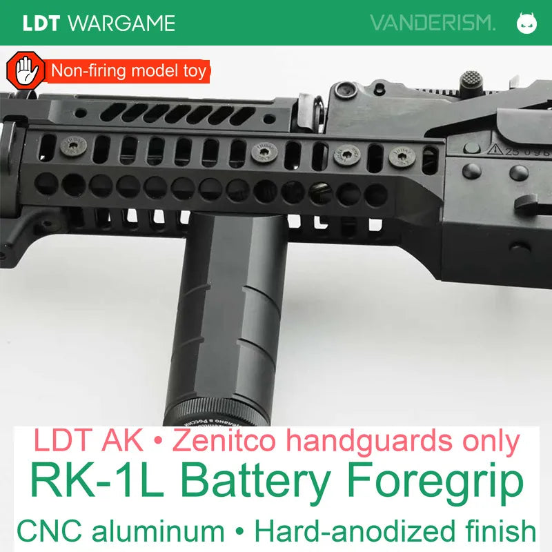 AK RK-1L CNC Aluminum Battery Foregrip, Zenitco Handguards Only (Pre-Order 50 Hari)