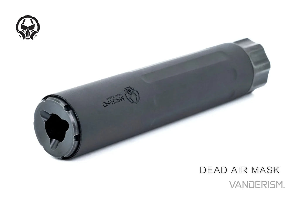 DEAD AIR MASK Steel Mock Suppressor | Gel Blaster WGG WGB Airsoft (Pre-Order 50 Hari)