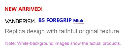 B5 M LOK Nylon Foregrip (Pre-Order 50 Hari)