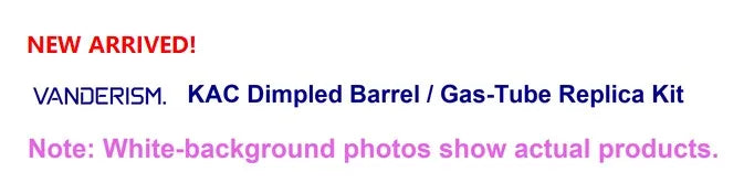 KAC Dimpled Outer Barrel and Gas Block Kit | Gel Blaster WGG WGB (Pre-Order 50 Hari)