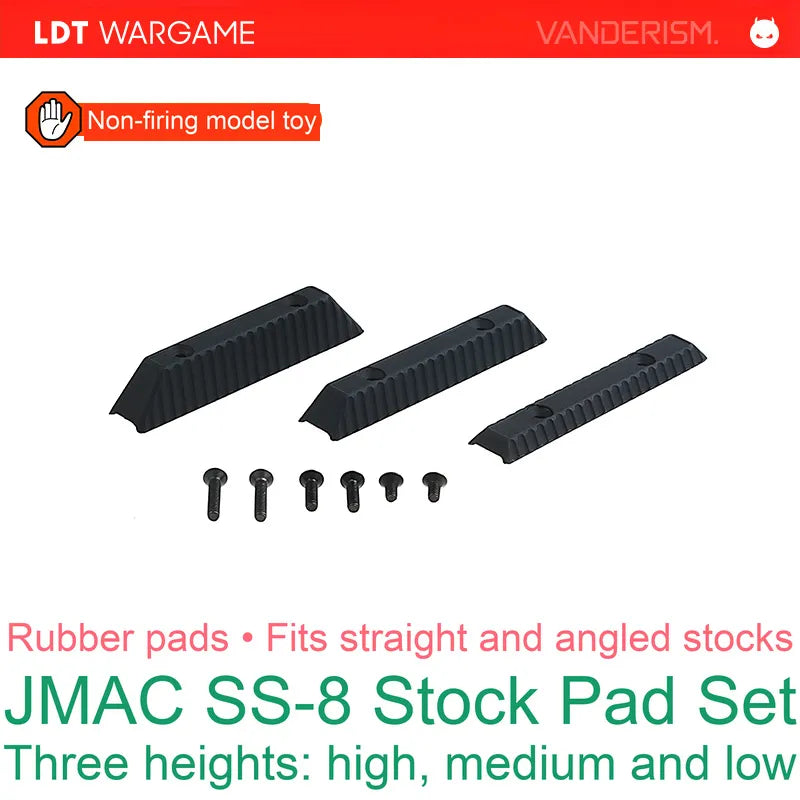 JMAC SS-8 CNC Rail-Mount Folding Stock for Toy Models (Pre-Order 50 Hari)