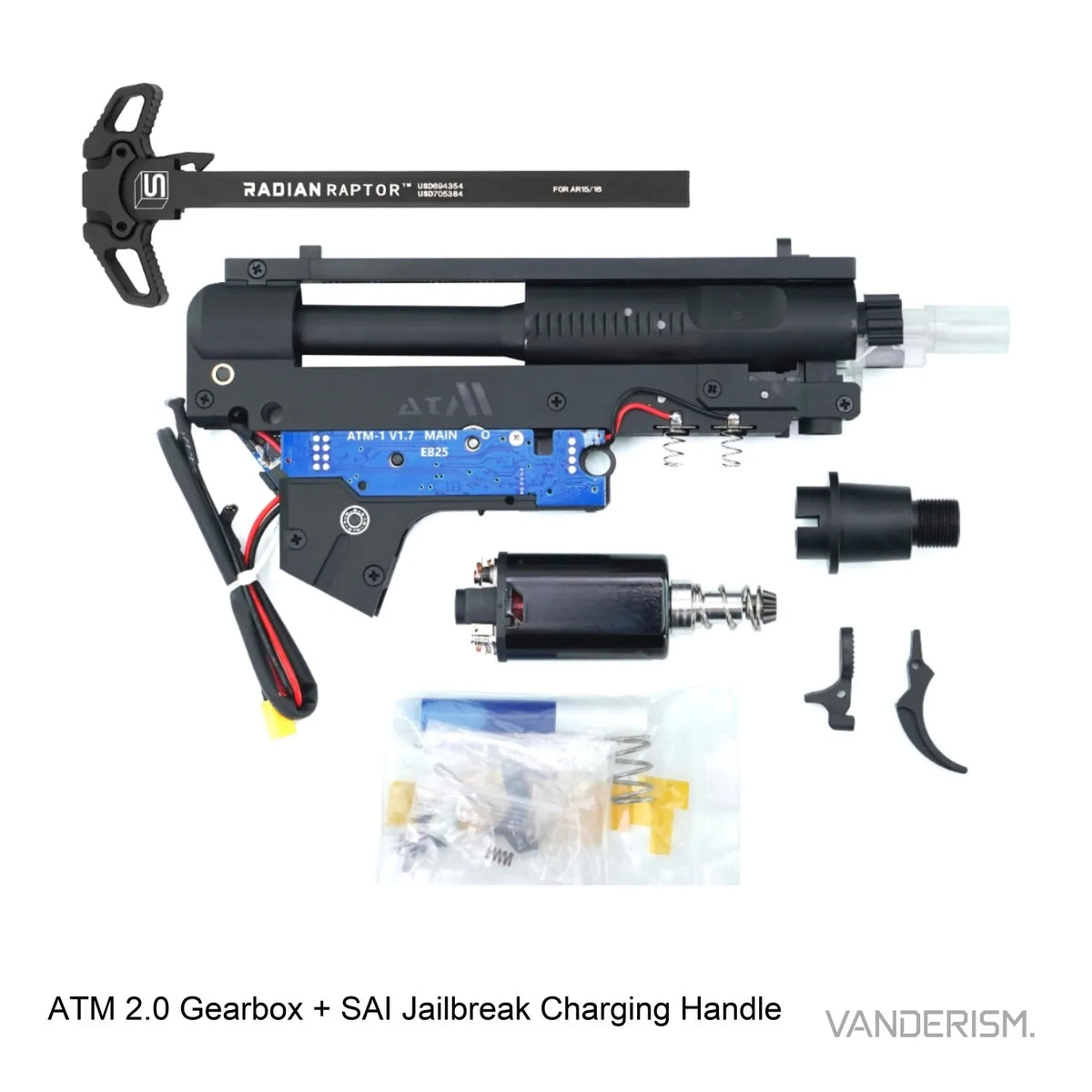 ATM 2.0 Gearbox and CNC Upgrade Parts | Gel Blaster WGG WGB (Pre-Order 50 Hari)